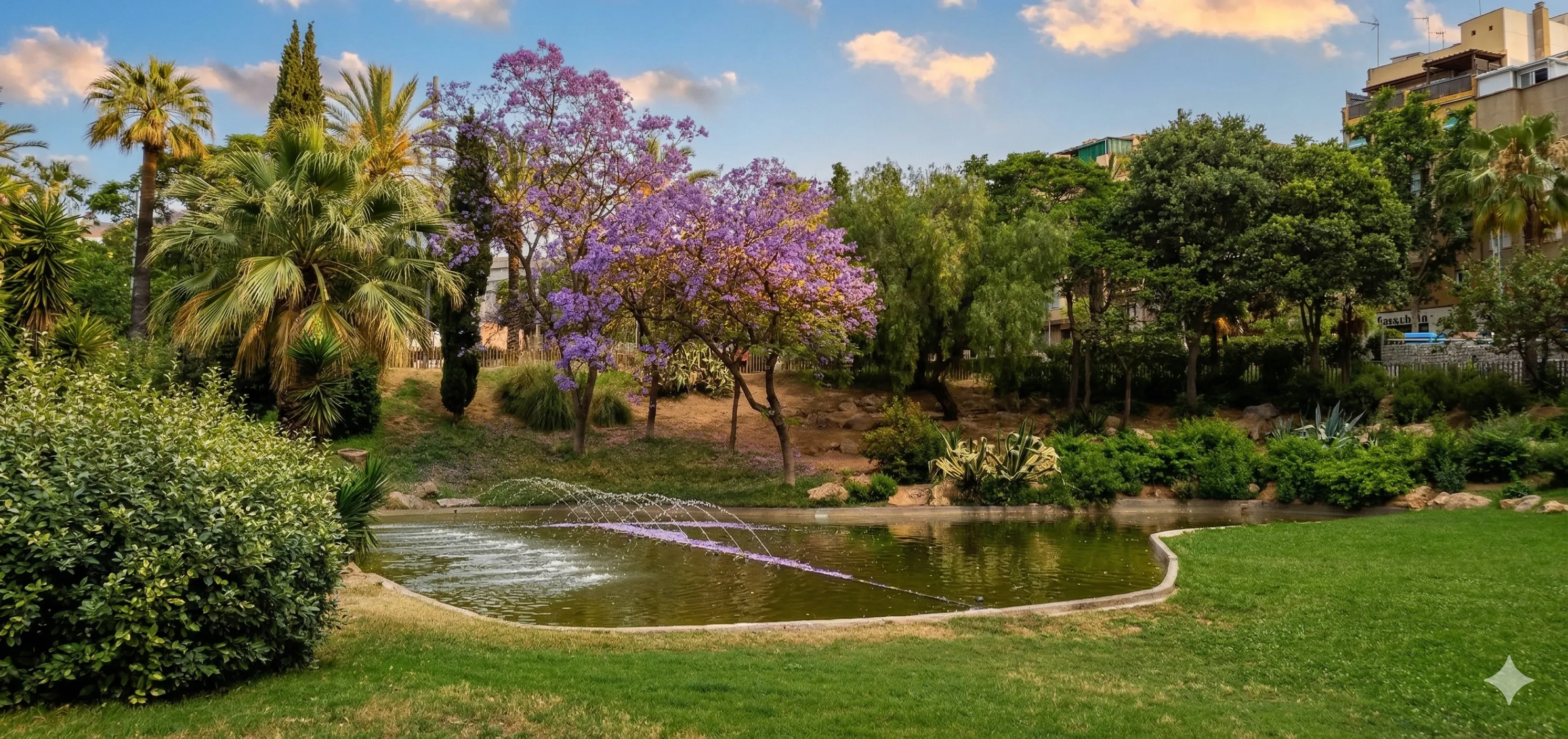 Parc de la Guineueta en Vilapicina, acceso verde al barrio