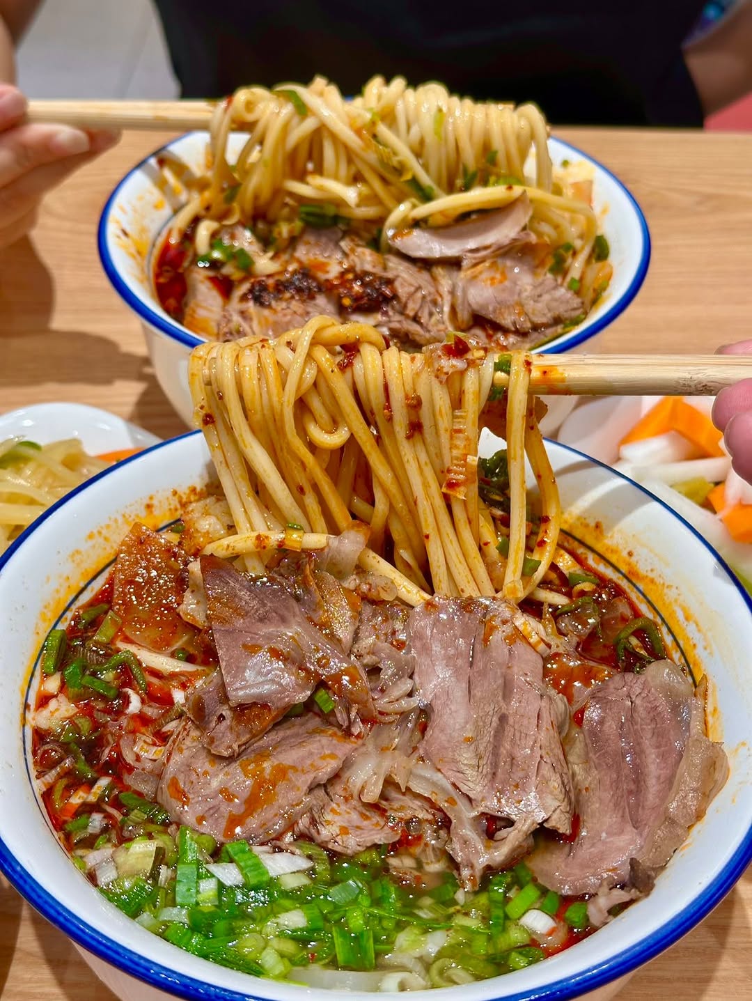 Bol de ramen cantones listo para servir